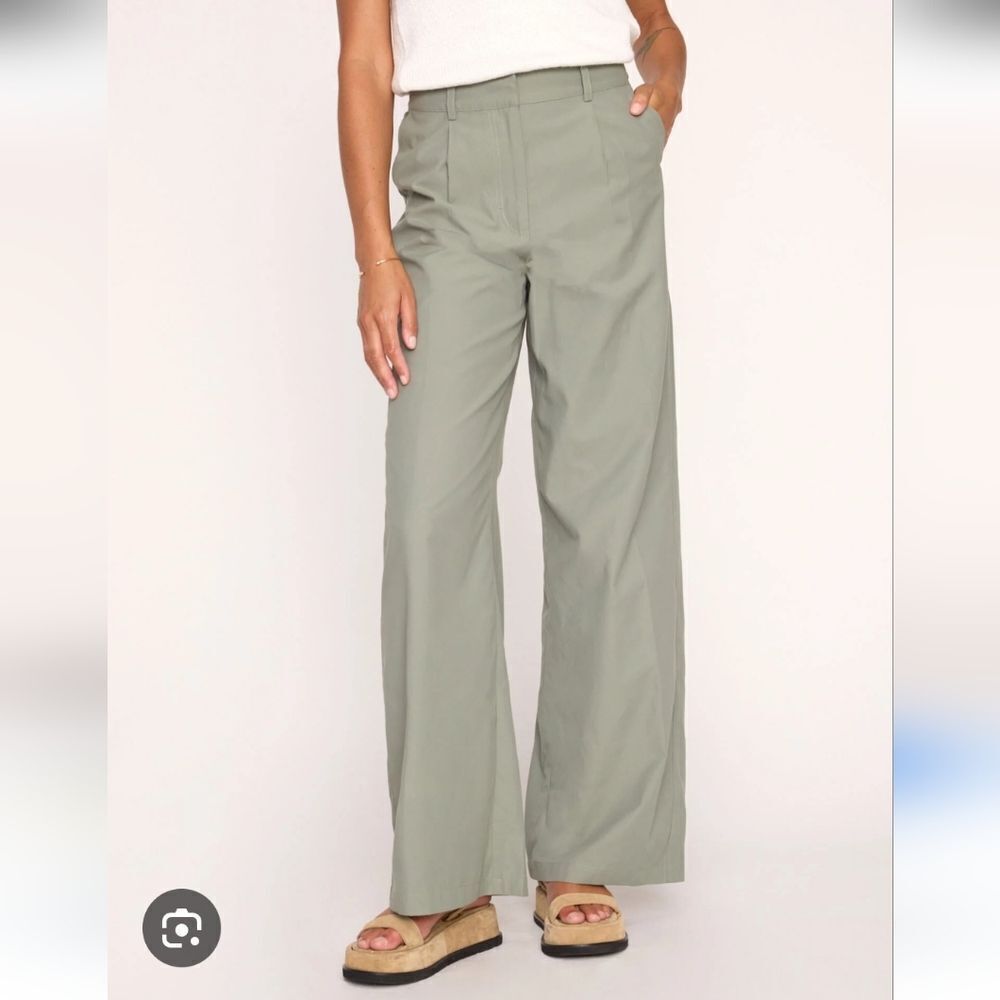 Brochu Walker Joya Straight Pant Agave Green Size XS